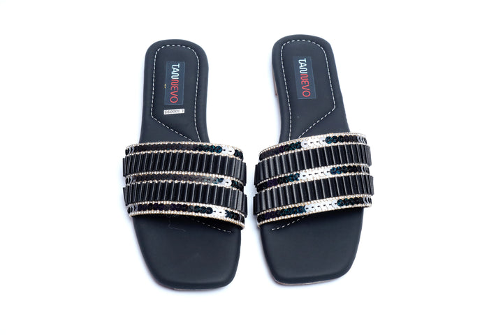 Premium Black Casual Slipper