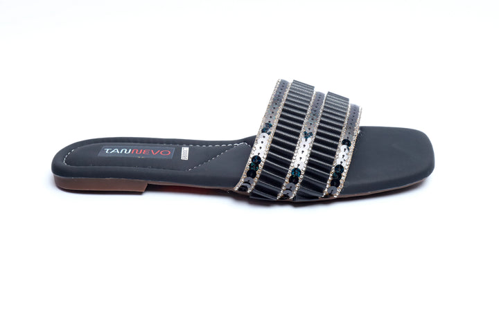 Premium Black Casual Slipper