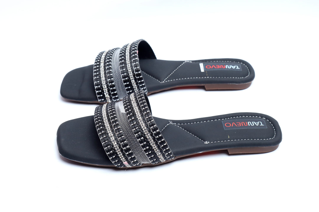 Trendy Black Comfort Slipper