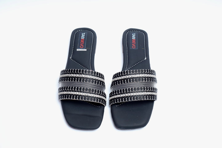 Trendy Black Comfort Slipper