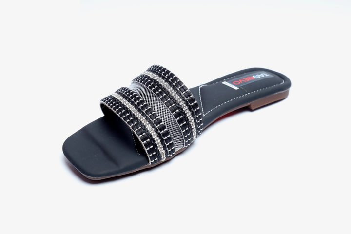 Trendy Black Comfort Slipper