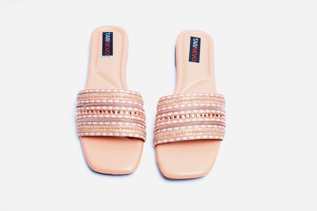 Modern Peach Flat Slipper