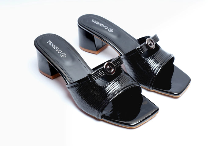 Elegant Black Comfort Slipper