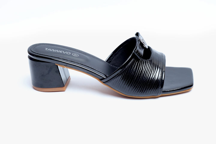 Elegant Black Comfort Slipper