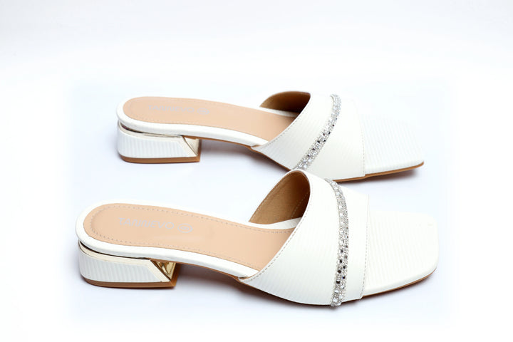 Colorful White Stylish Slipper