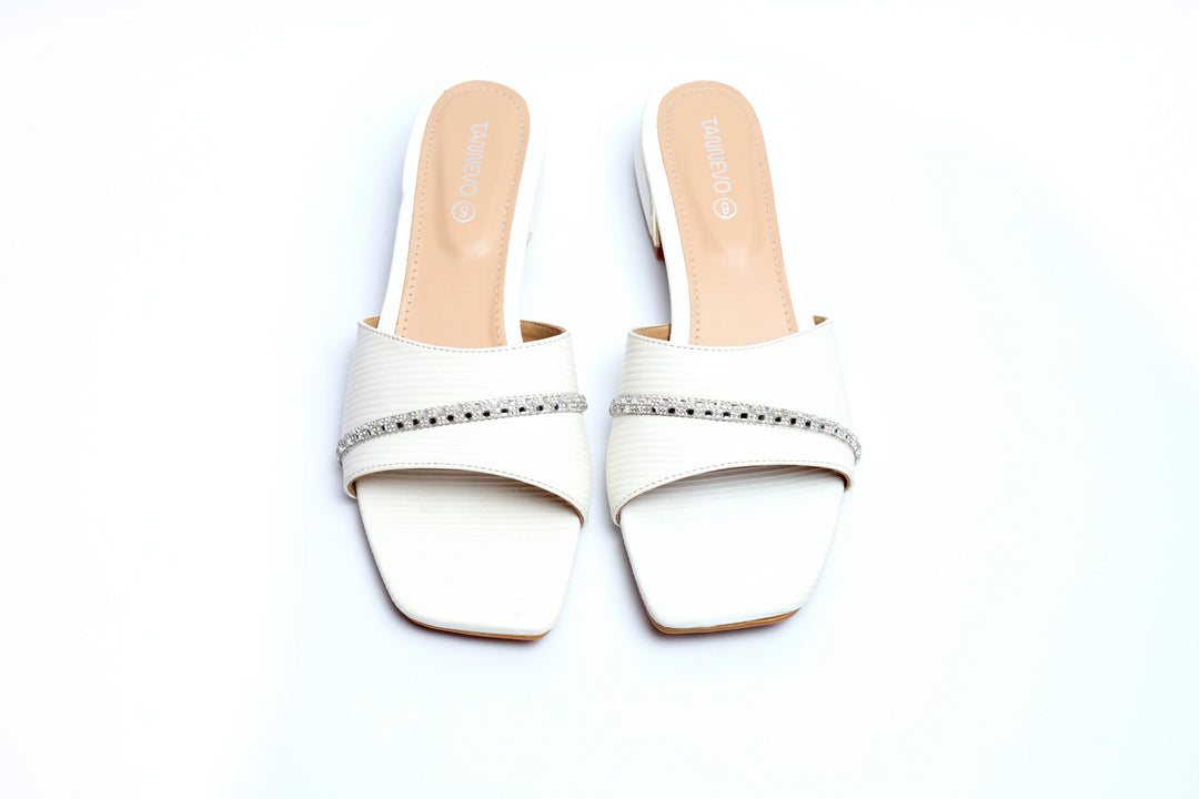 Colorful White Stylish Slipper