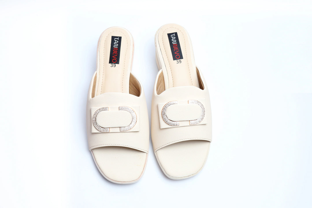 Soft Beige Comfort Slipper