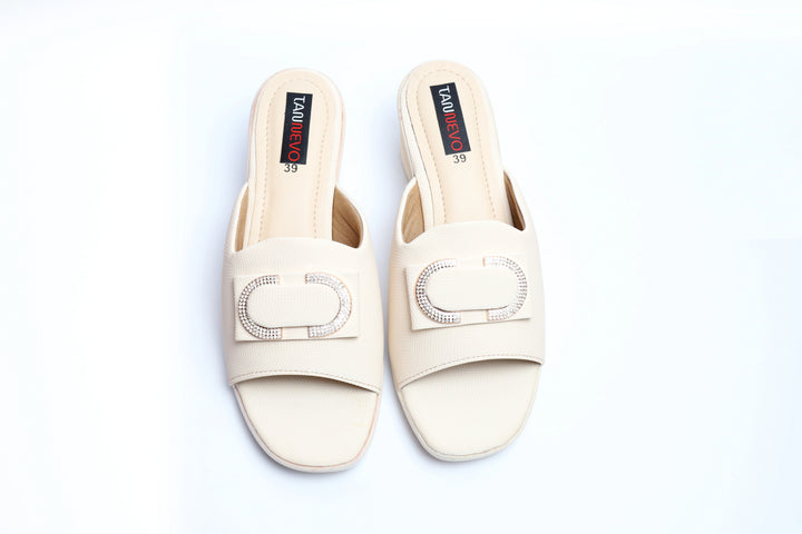 Soft Beige Comfort Slipper