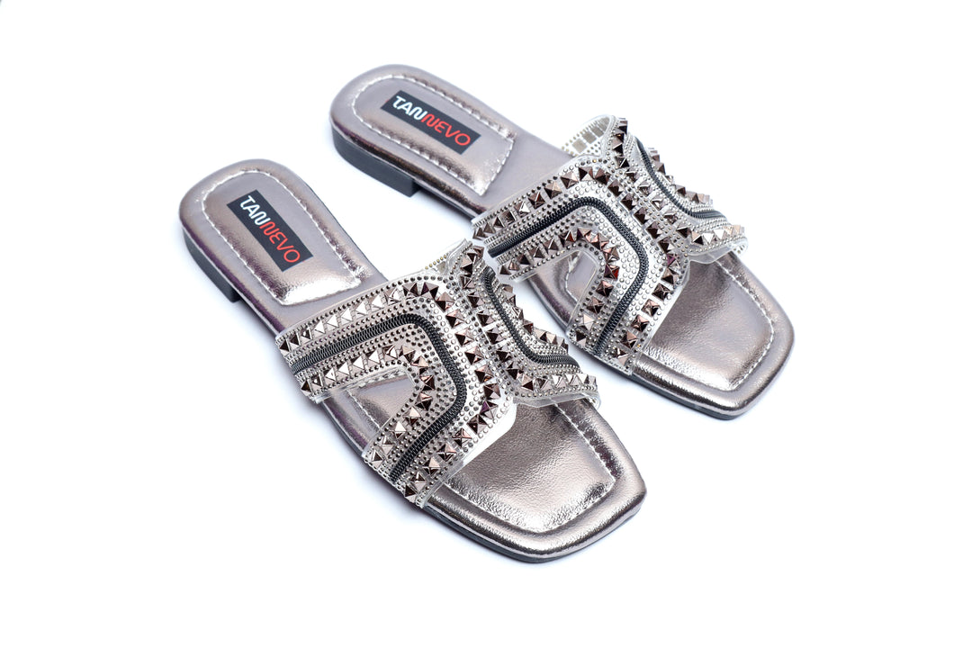 Designer Silver Slipper