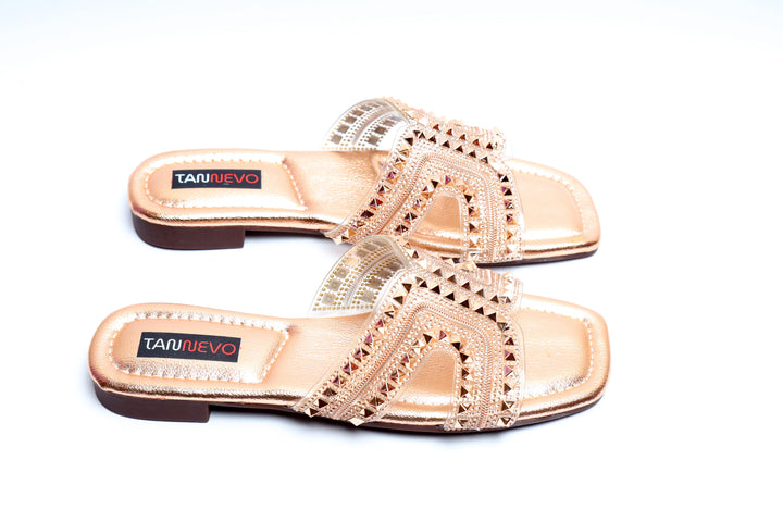 Designer Gold Slipper