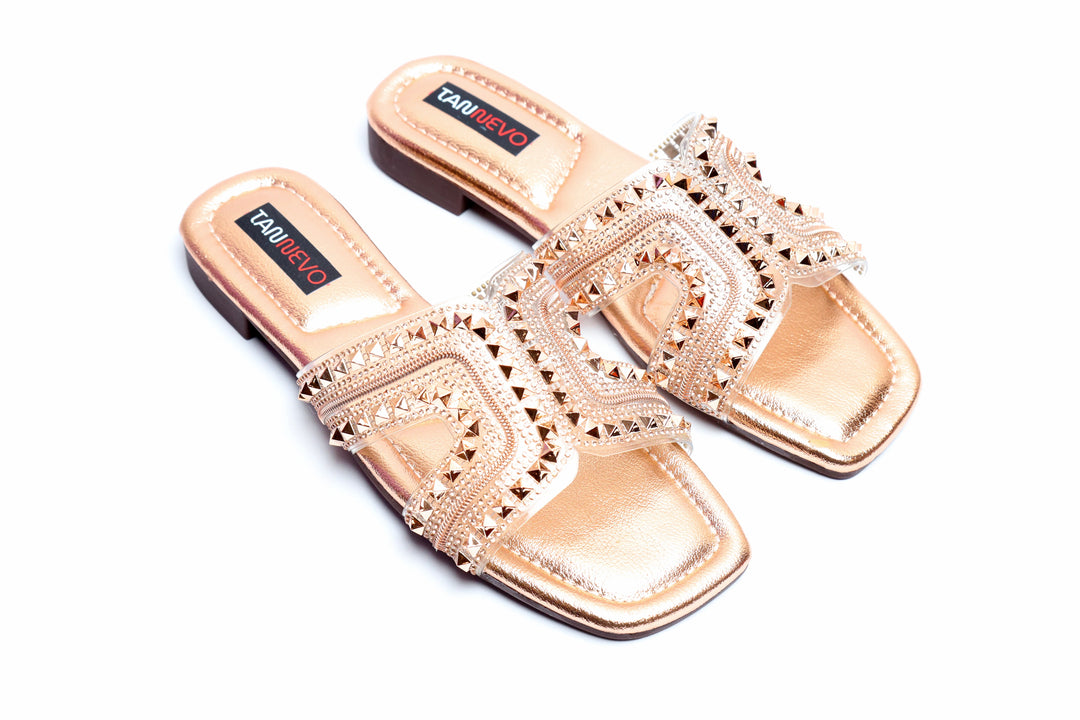 Designer Gold Slipper