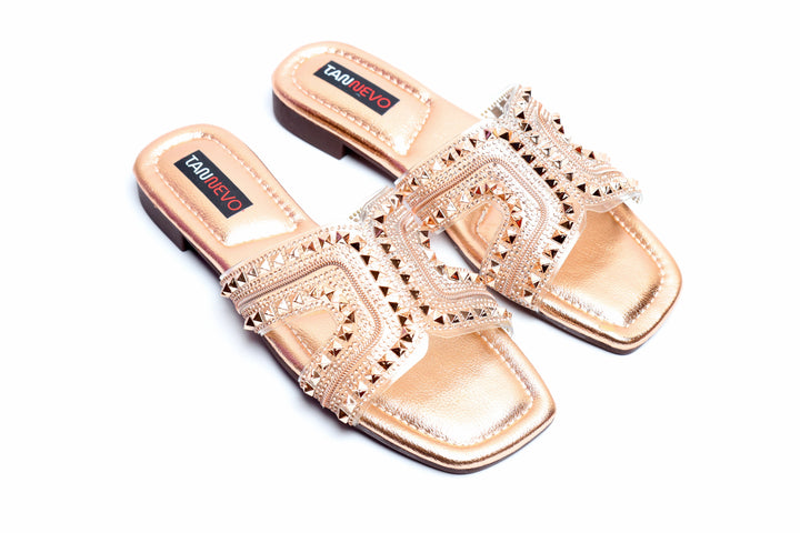 Designer Gold Slipper