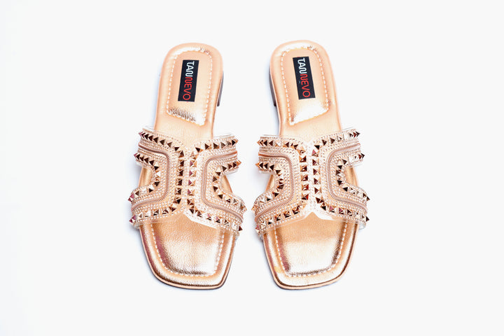 Designer Gold Slipper