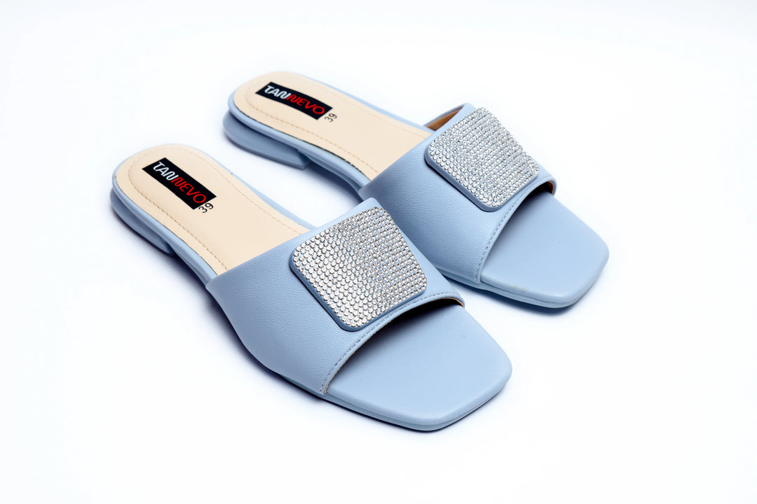 Trendy Blue Slipper