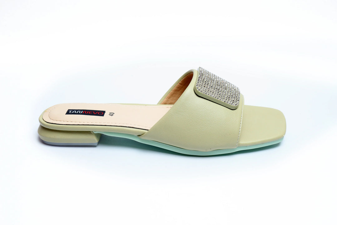Trendy Ash Green Slipper