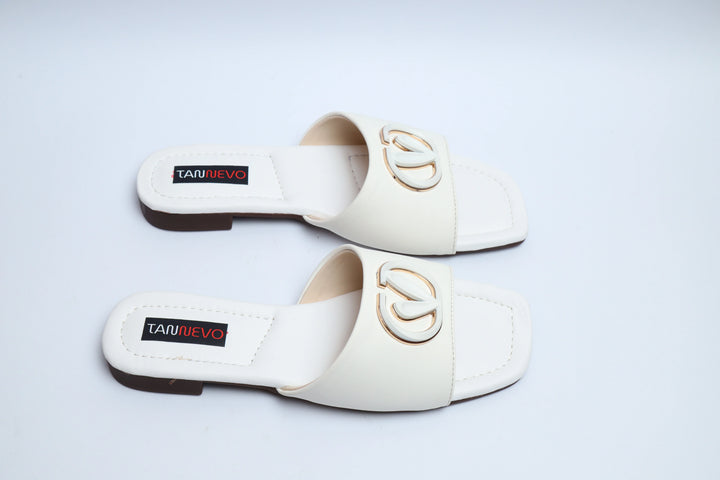 Premium White Stylish Slipper