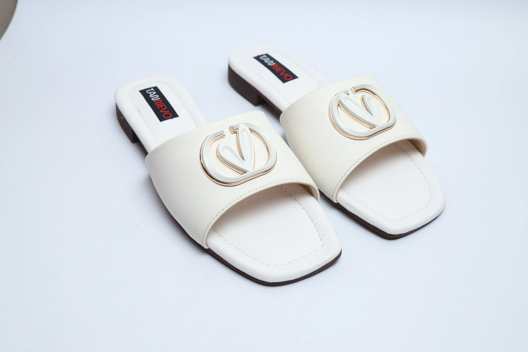 Premium White Stylish Slipper
