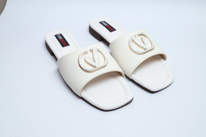 Premium White Stylish Slipper