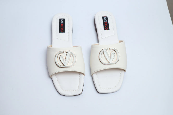 Premium White Stylish Slipper