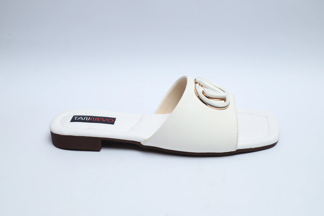 Premium White Stylish Slipper