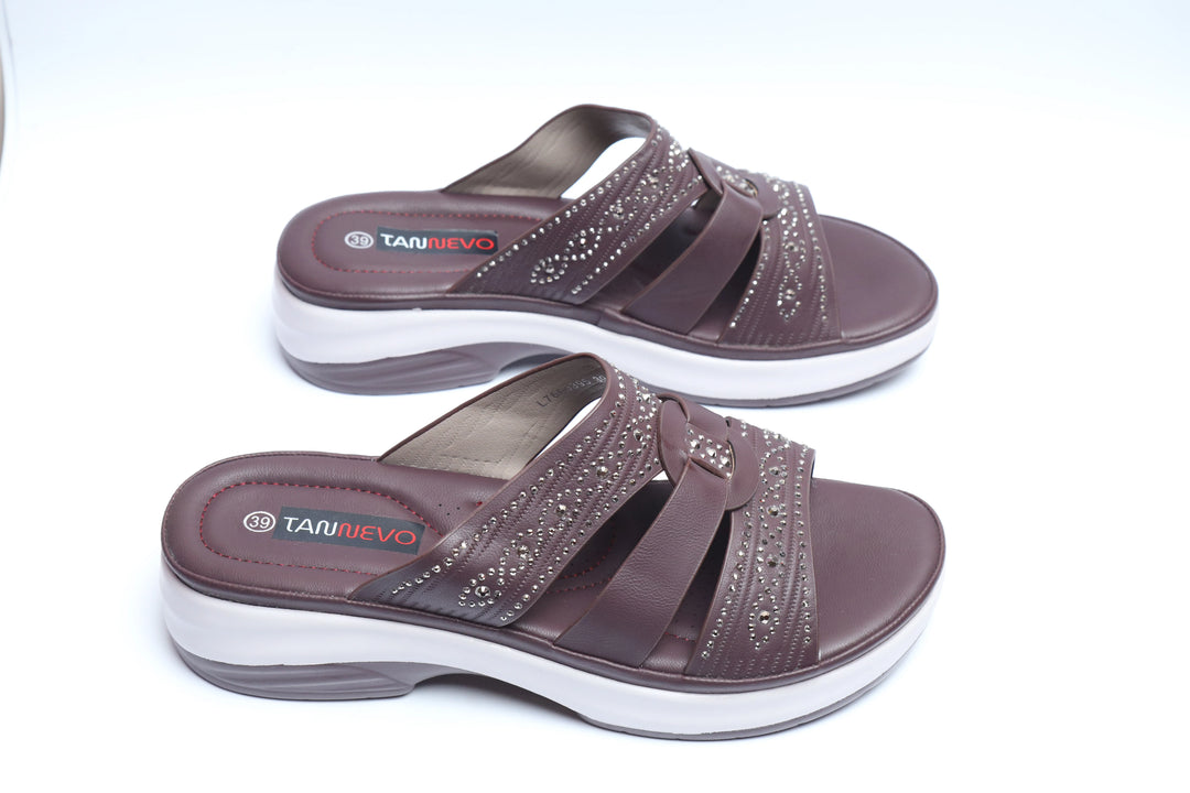 Coffee Trend PU Medicated Slipper