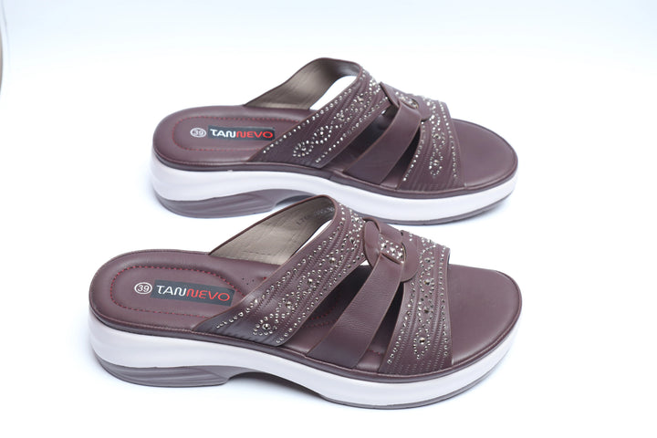 Coffee Trend PU Medicated Slipper