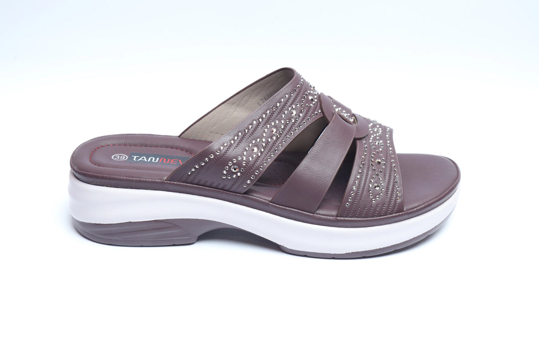Coffee Trend PU Medicated Slipper