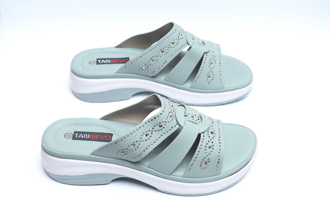 Green Trend PU Medicated Slipper