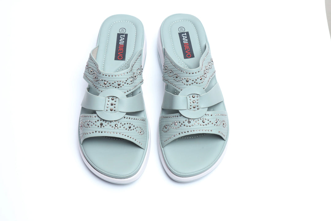 Green Trend PU Medicated Slipper