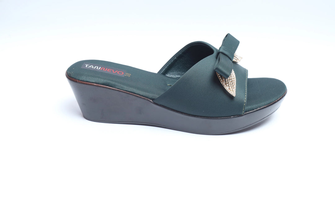 Green Premium PU Medicated Slipper
