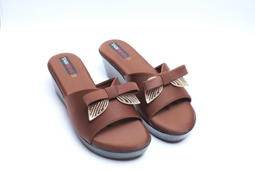 Coffee Premium PU Medicated Slipper