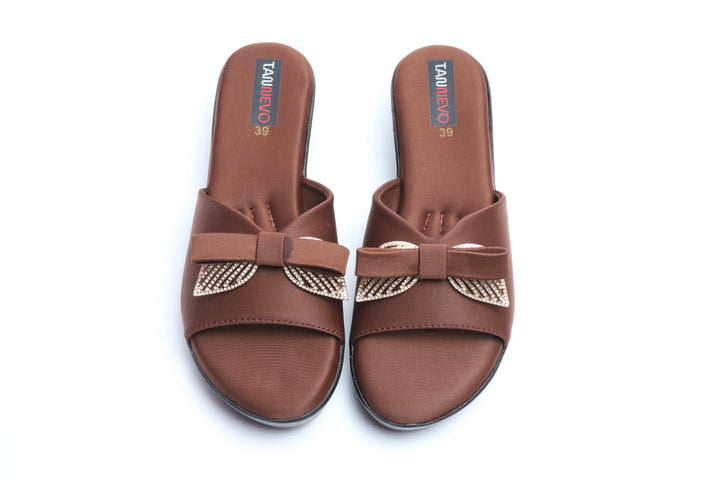 Coffee Premium PU Medicated Slipper