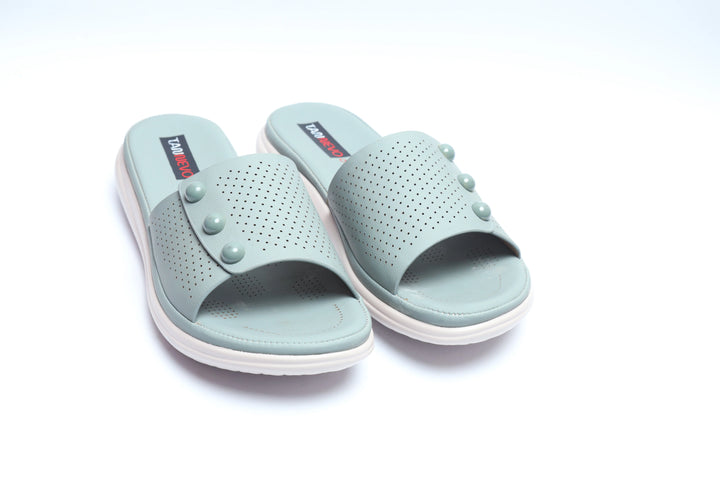 Blue Comfort PU Medicated Slipper