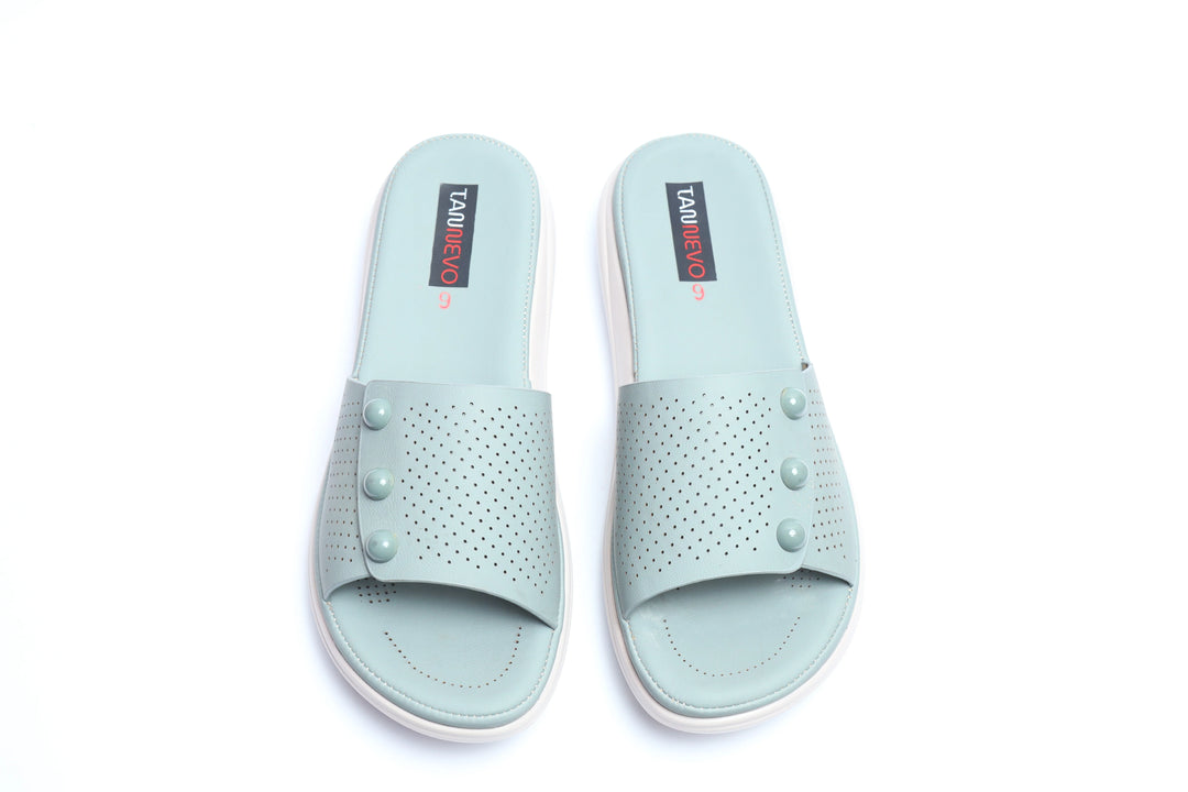 Blue Comfort PU Medicated Slipper