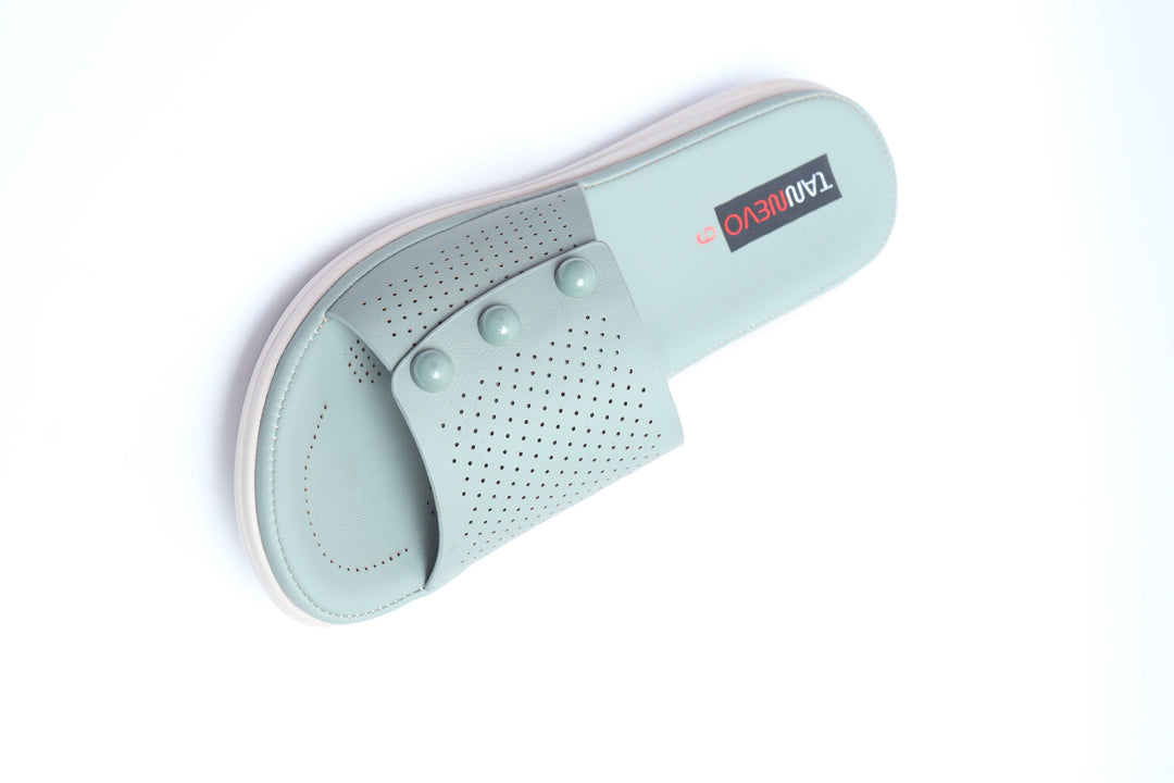 Blue Comfort PU Medicated Slipper