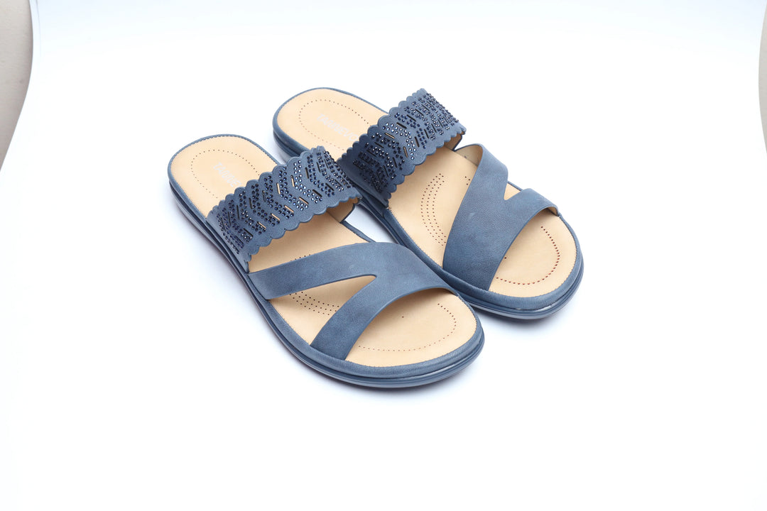 Navy Blue Medicated Slipper