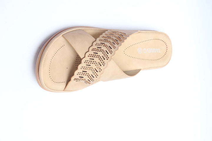 Comfortable Cream Medicated Slipper
