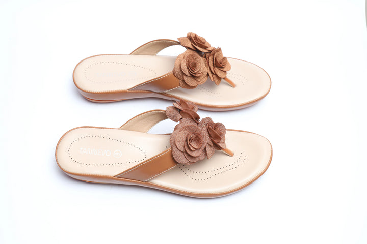 Elegant Mustard Medicated Slipper