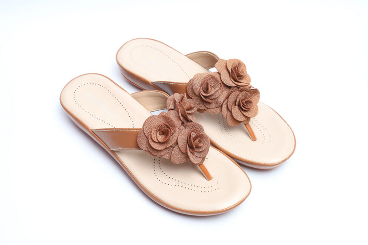 Elegant Mustard Medicated Slipper