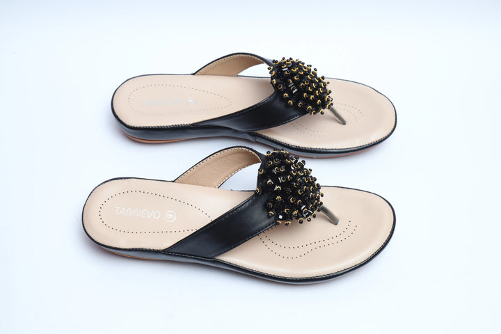 Minimal Black Premium Medicated Slipper