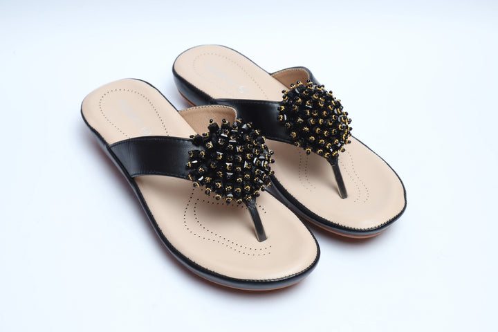 Minimal Black Premium Medicated Slipper
