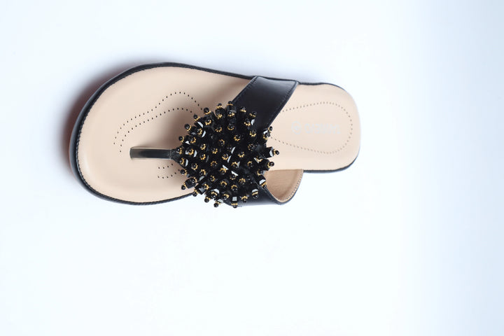 Minimal Black Premium Medicated Slipper