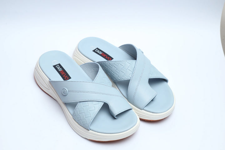 Luxury Blue Designer Medicated Slipper