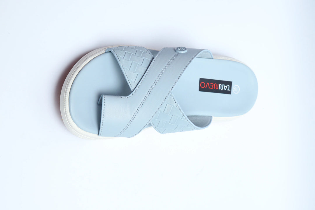 Luxury Blue Designer Medicated Slipper