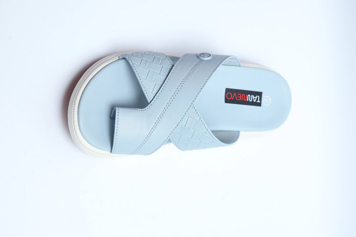 Luxury Blue Designer Medicated Slipper