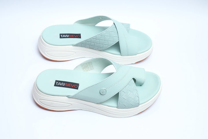 Luxury Green Designer Medicated Slipper