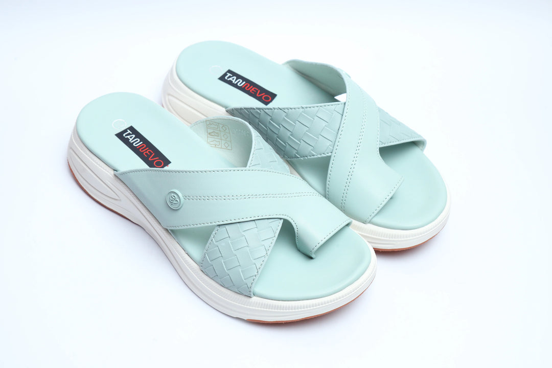 Luxury Green Designer Medicated Slipper