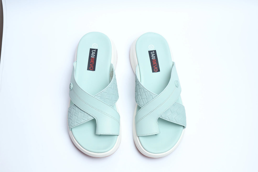 Luxury Green Designer Medicated Slipper