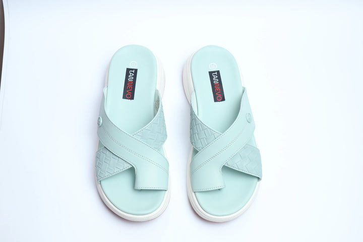 Luxury Green Designer Medicated Slipper