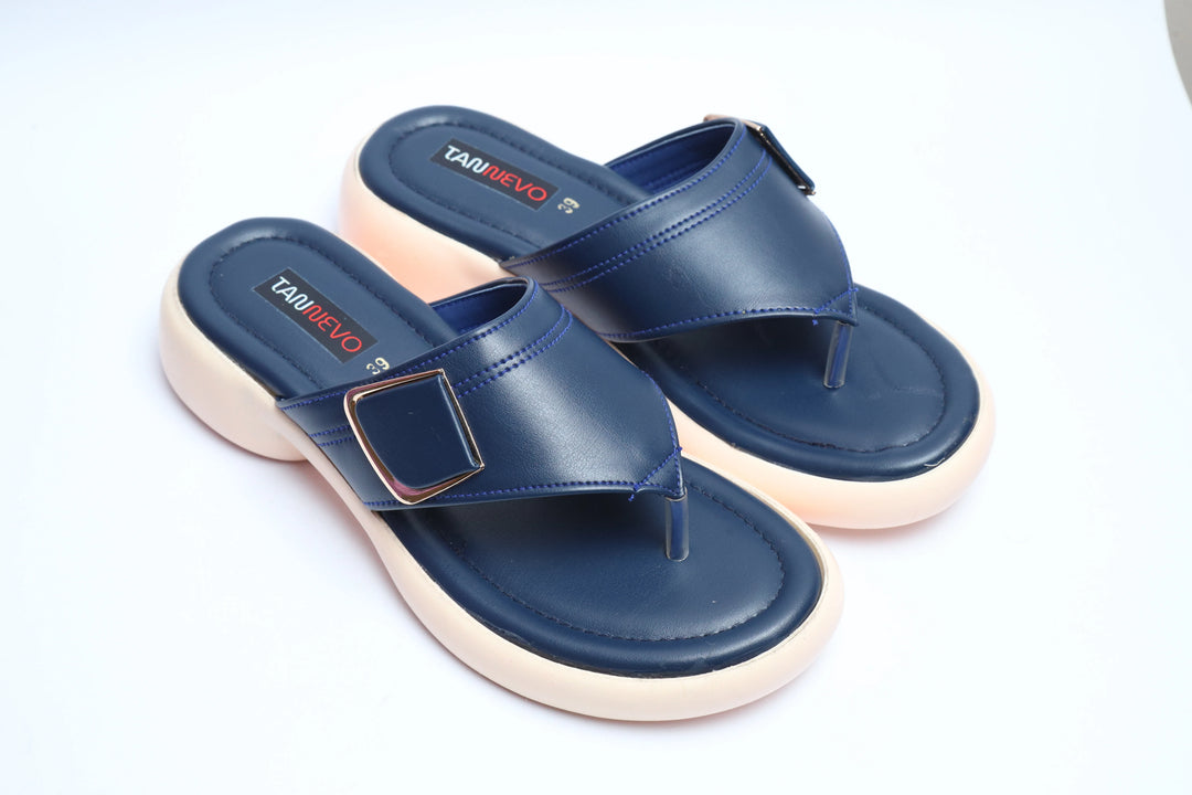 Classic Navy Premium Medicated Slipper